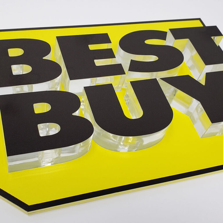 Best Buy 3D Sign
